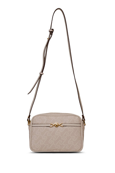 U.S. Polo Assn. Us25109 Model Ecru Women's Shoulder Bag