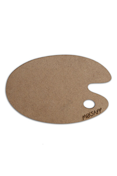MEKSAPP 20×30 CM AHŞAP PALET-3MM RESİM PALETİ-YAĞLI-GUAJ-AKRİLİK BOYAMA PALETİ