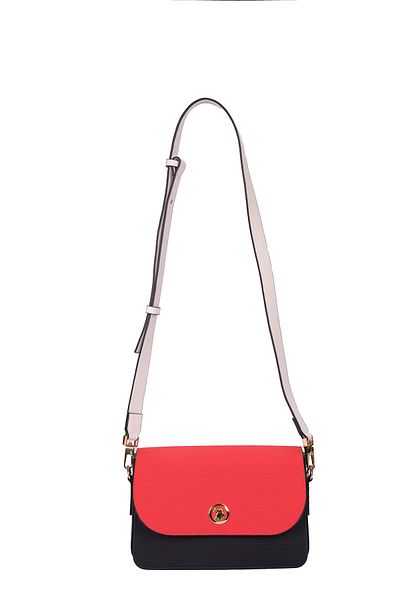U.S. Polo Assn. Geantă de damă albastru-marin-roșu-alb Us25246