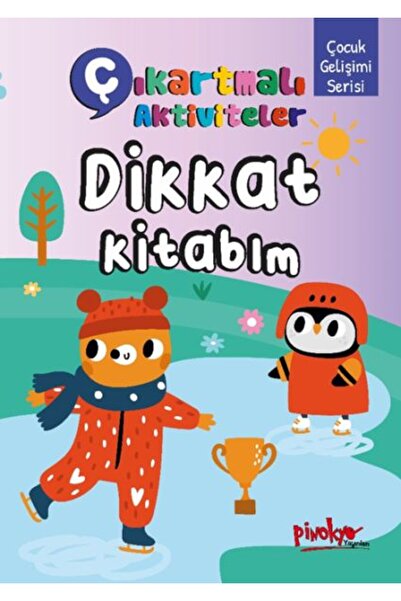 Pinokyo Yayınları أنشطة الملصقات كتاب انتباهي