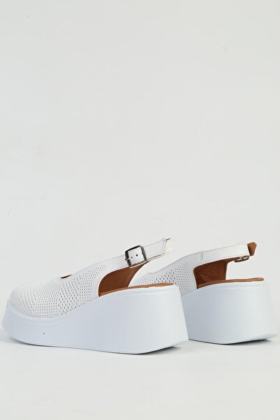 Pierre Cardin White Women's Wedge Heeled Shoes Pc-54587