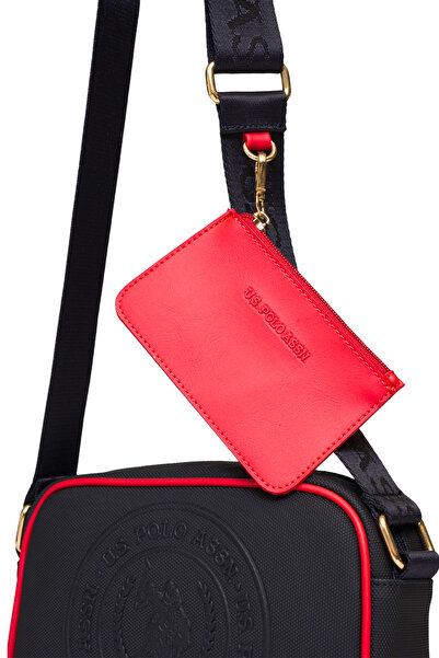 U.S. Polo Assn. Navy Blue-Red Women's Messenger Bag Us25275