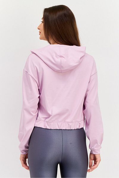 Puma Women Sportswear Fit Brand Logo Long Sleeves Outdoor Sweatshirt, Lilac