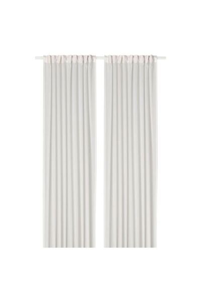 IKEA - ROSENROBINIA, tül perde/2 kanat, beyaz, 145x300 cm