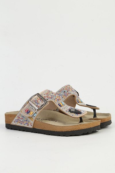 Pierre Cardin Pc-7305 Model Beige Women's Slippers
