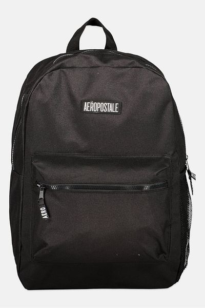 Aeropostale Women Brand Logo Backpack Bag 43 H x 29 L x 12 W cm, Black