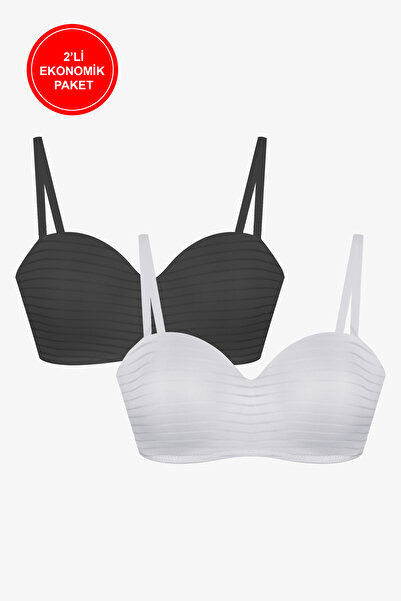 koza iç giyim PACHET DE 2 - Sutien fără bretele pentru femei, fără căptușeală...