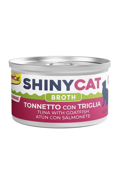 Gimcat Shinycat Broth (Sos İçinde) Barbun Balıklı Ton Balıklı Kedi Konservesi...