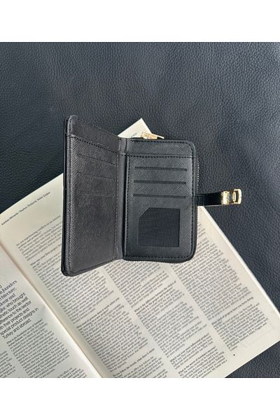 ALTUDA Women's Clip Closure Zipper Wallet