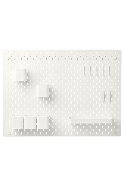 IKEA - SKADIS, çok amaçlı pano, beyaz, 76x56 cm