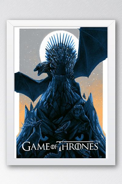 Saturn Pictură înrămată Game of Thrones - Poster de televiziune Game of Thrones