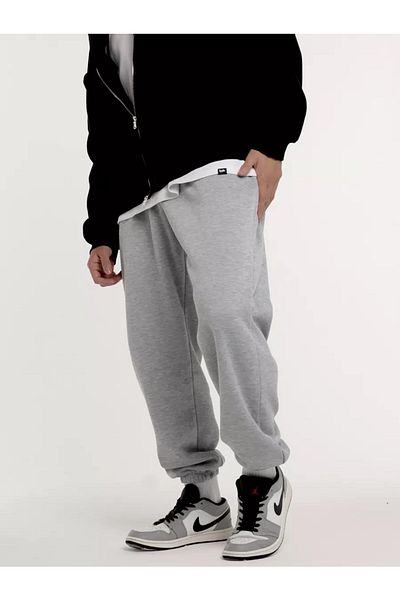 Trendiz Φούτερ Unisex Grey Melange Relaxed Cut - 2065