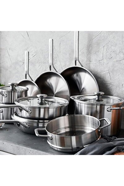 Greenpan Merten & Storck 14-Piece Steel Cooking Set 0885837026986