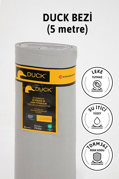 FAVORA Premier Meter's Duck Linen Υφασμάτινο Αποβουλικό Υφασμάτινο 5 Yards Tdrm361 - Γκρι