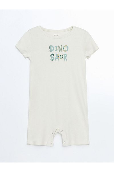LC Waikiki Crew Neck Cotton Baby Boy Jumpsuit