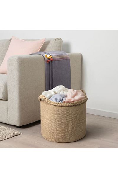IKEA - MAVINN, καλάθι, γιούτα, 37x35x35 cm