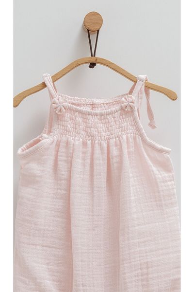 Caramell Floral Print Romper for Baby Girls - Rope Strap, 100% Cotton, Summer Season 2025