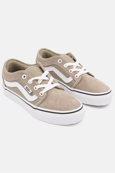 Vans Women Chukka Low Sidest Lace Up Sports Shoes, Khaki