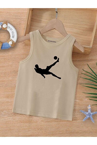 BENROMA CRTANI LIK ŠTAMPANA DEČIJA MAJICA BEZ RUKAVA