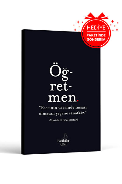 Harikalar Ofisi Öğretmenlere Özel Tarihsiz Akademik Öğretmen Ajandası