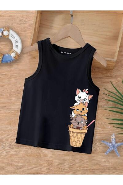 BENROMA Dječja majica bez rukava sa printom crtanih likova