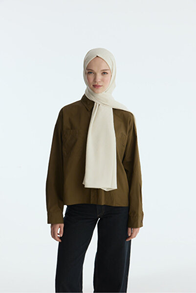 cs camellia scarf Silky Jacquard Elegant Pattern Shawl - Mulberry