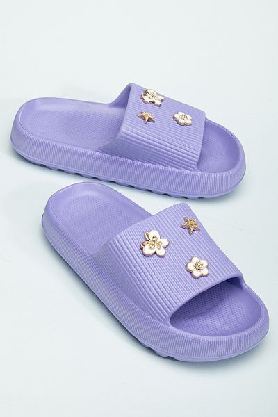 Slipcat Papuci cu platformă cu fructe Soelite pentru fete - Soft Summer Sea and Garden Out