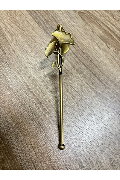 Mercan Tasarım Atölyesi ÇOK GİNGKOLU ÇUBUKLU METAL MUM SÖNDÜRÜCÜ-ANTİK BRONZ