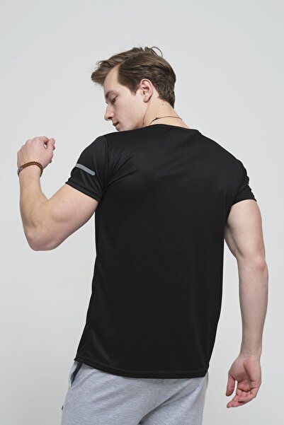 Oksit Cappi Mikro Polyester Slim Fit Performans Antrenman Sporcu Erkek Tshirt