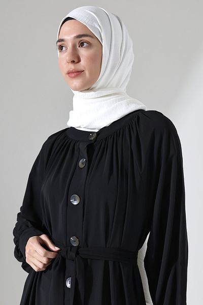 Berel Moda Φόρεμα με πατάκι μαύρο
