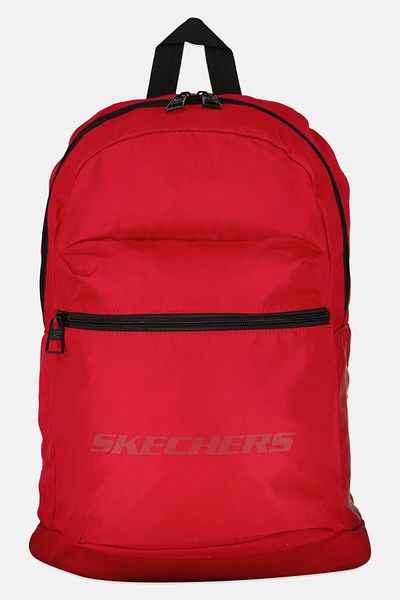 SKECHERS حقيبة ظهر نسائية بشعار العلامة التجارية 33 ارتفاع × 29 طول × 15 عرض، أحمر