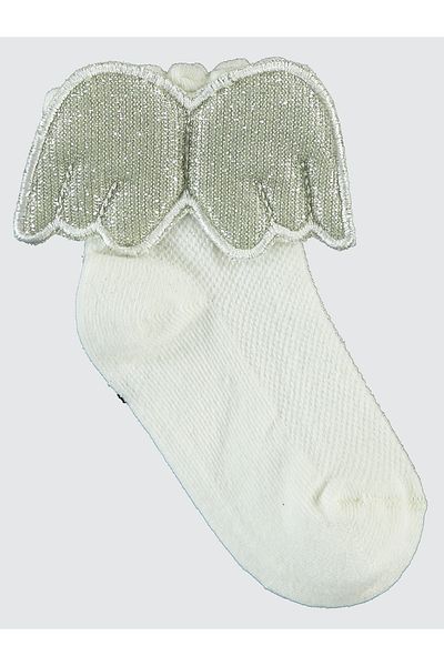 Civil Girls 3-11 Years Old Girl's Ecru Socks - with Accessories