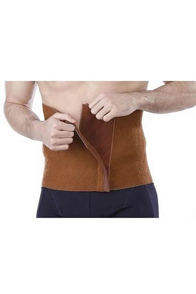 THE SEPT Velcro Camel Wool Corset Warm Thermal Waist Corset