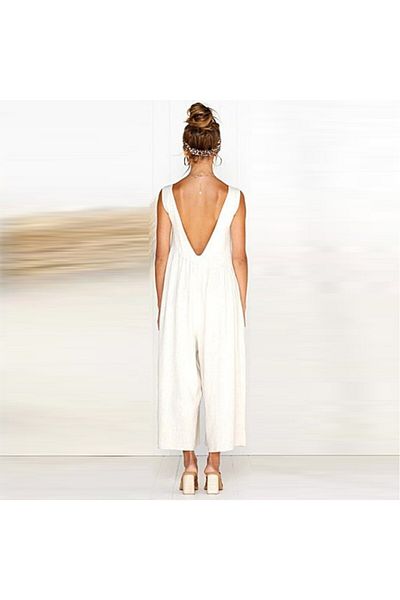 Mothermood New Summer Casual Backless Loose Women's Jumpsuit
