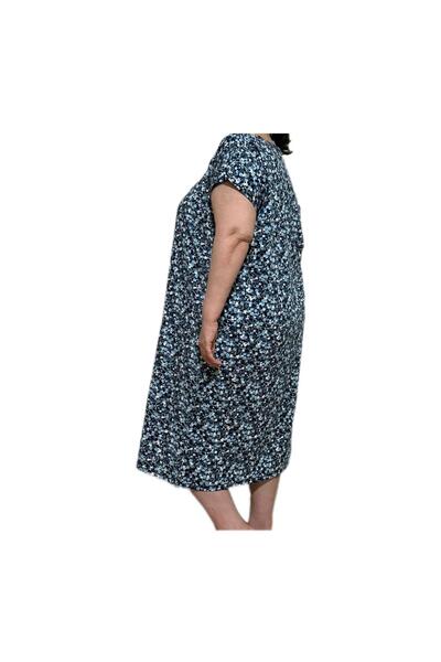 İpek Women's Short Sleeve Plus Size 100% Cotton Nightdress/Dress