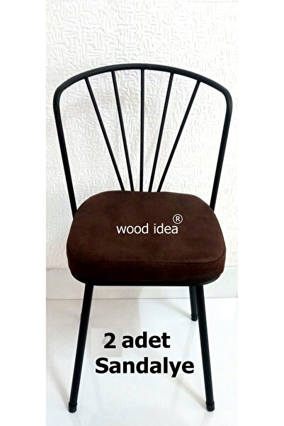 wood idea 1.sınıf  Yemek Odası Salon Cafe Mutfak Sandalyesi 2 Adet