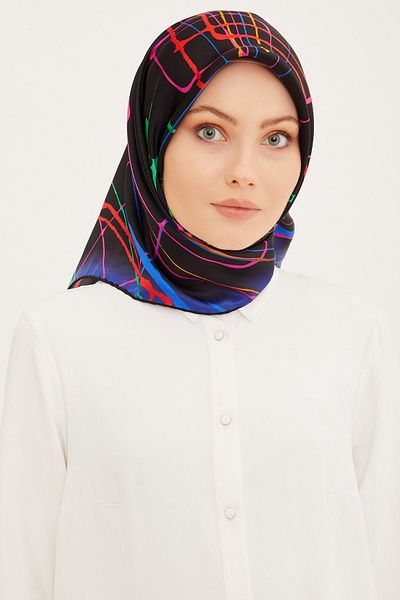 Armine Σειρά Nostalgia - 100% Σά silk Eşarp 8948D 02