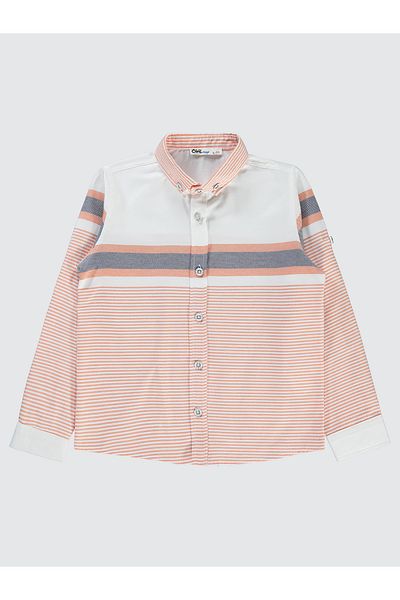 Civil Boys Boy's Shirt 6-9 Years Coral