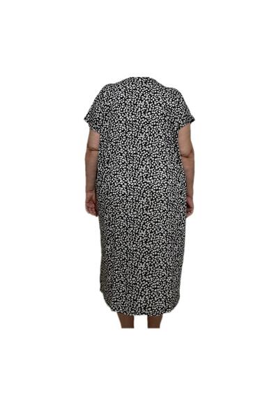 İpek Women's Short Sleeve Plus Size 100% Cotton Nightdress/Dress