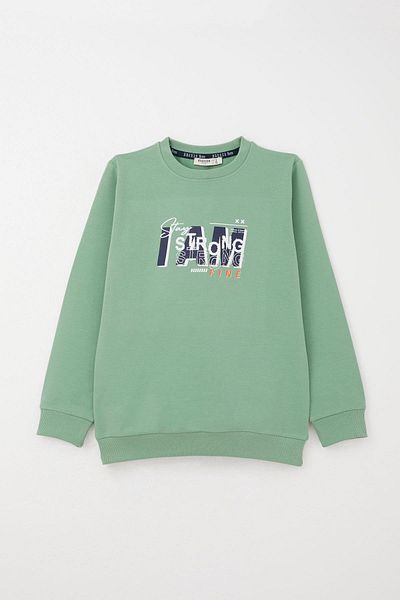 Breeze Αγόρι 6-12 ετών, Mint Green Strong Lettering Σετ αθλητικής φόρμας