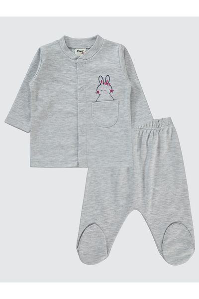 Civil Baby 1-6 Months Baby Girl Grimelange Pajama Set
