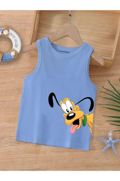BENROMA 1 tricou este un cadou pentru achiziții de 6 și mai sus în coș - Tricou fără mâneci pentru copii cu imprimeu cu personaje de desene animate
