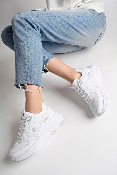 McDark Women's Sneaker White Color Sneakers