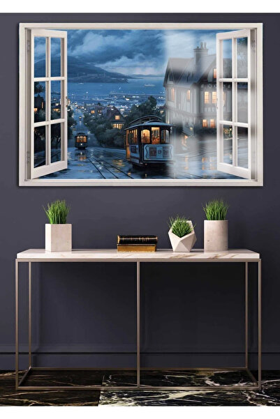 TAULART TABLA DE STICLA DE LUX CU VIZIUNE LA TRENUL FEREASTE 4MM TABLA CADOU ...