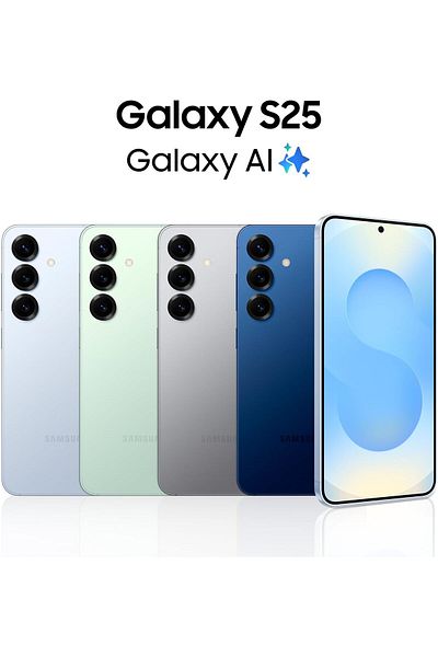 Samsung سامسونج SM-S931B S25 5G (12+256) جيجا بايت فضي اللون -