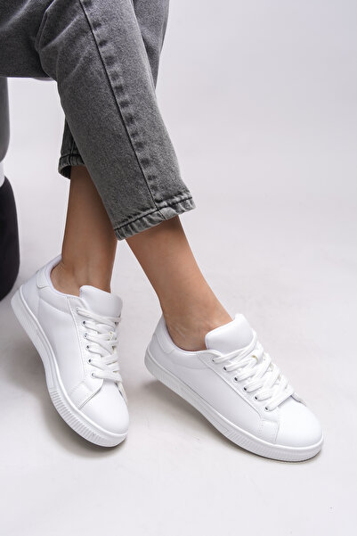 Riccon Pantofi de damă Meshronei alb - 0012601