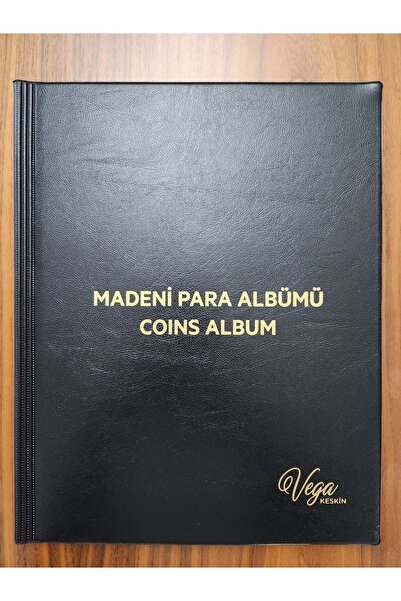 Edi Antik 200 Adet Kapama Konan Yerli Madeni Para Albümü Koleksiyon Siyah Renk