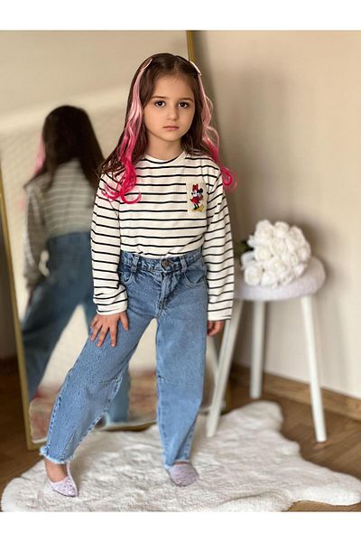 ciklet kids Denim Waffle Fabric Double Set