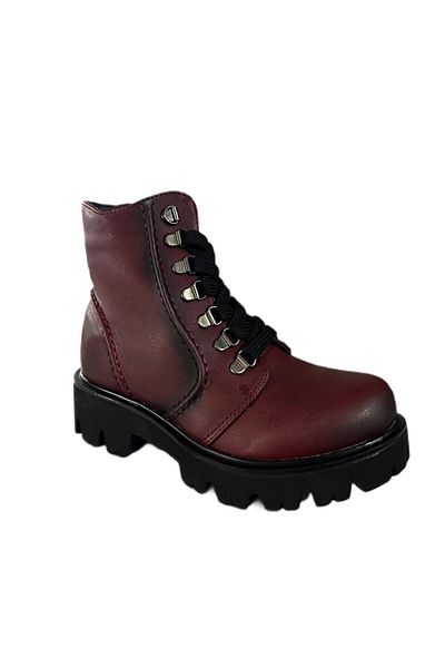 KİNETİK CIZME FETE MAT ROSU Claret CU TALPA GROASE