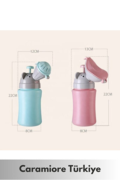 Caramiore Premium Seri Portatif Sızdırmaz Çocuk Pisuarı Şişe Araba Yolculuk L...